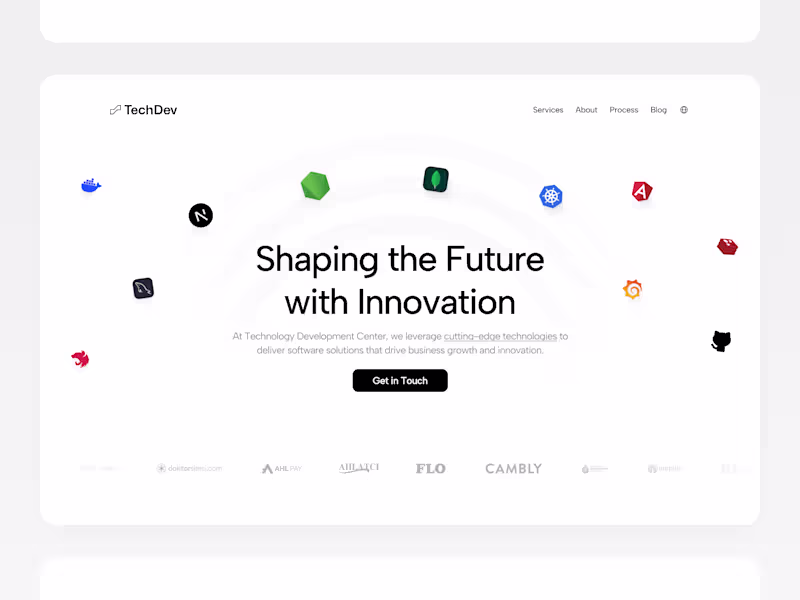 Cover image for Techdev - UI/UX Design