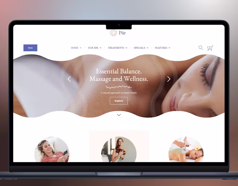 Cover image for Wellness & Spa Website | Shopify Store | Figma UI/UX