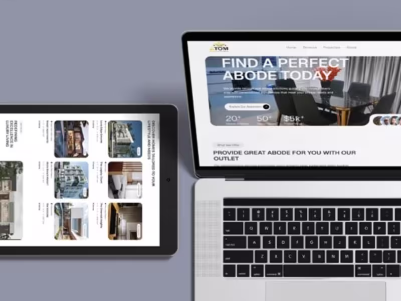 Cover image for Atom Luxury Apartments (Real Estate) - Framer Website Design
