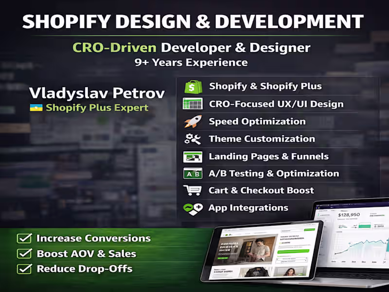 Cover image for Shopify B2B/Wholesale Store Development | Shopify Developer