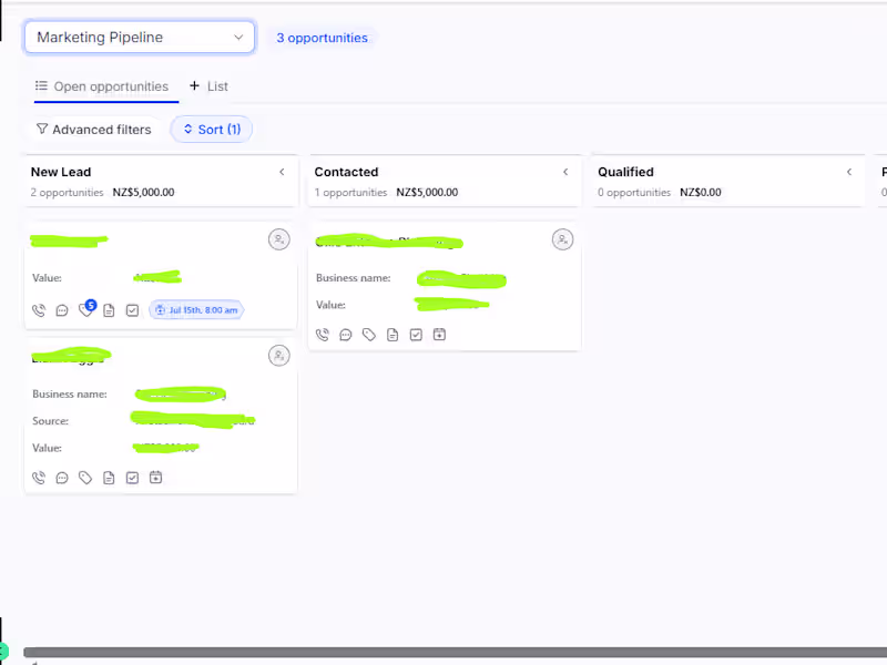 Cover image for Custom Sales Pipeline & Lead