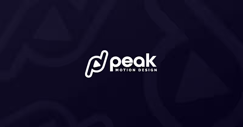 Cover image for Peak Motion Design