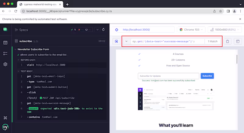 Cover image for Create a Cypress Test for your Webapplication
