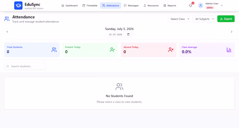 Cover image for EduSync is a full-stack Institute