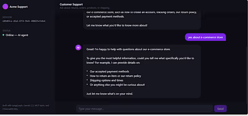Cover image for AI Customer Support Agent