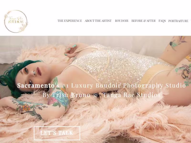 Cover image for Boudoir Photography Website