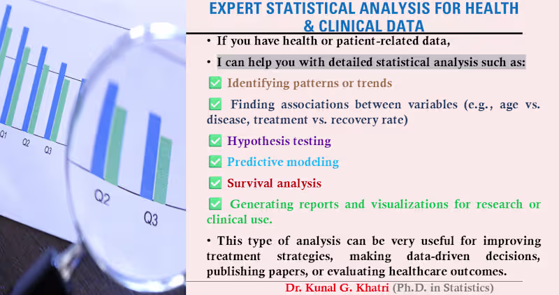 Cover image for 🚀 Available for Statistical Analysis