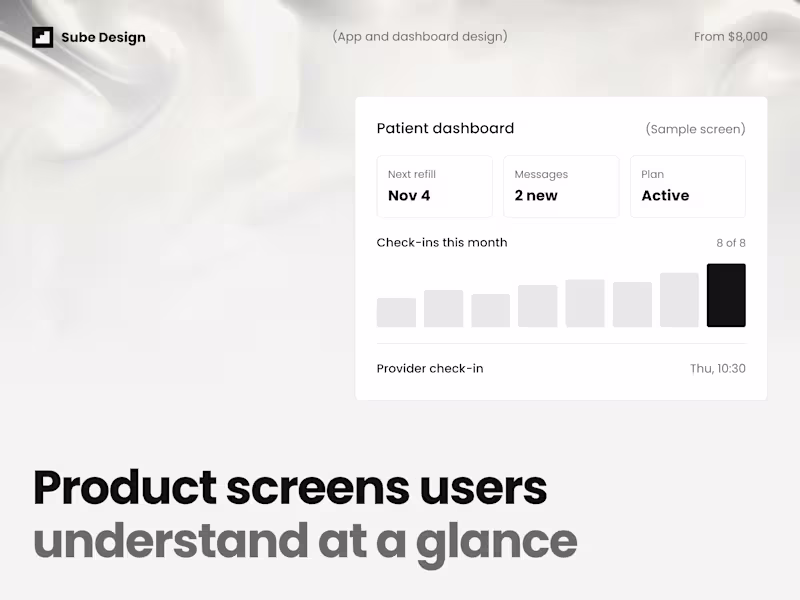 Cover image for App & Dashboard Design