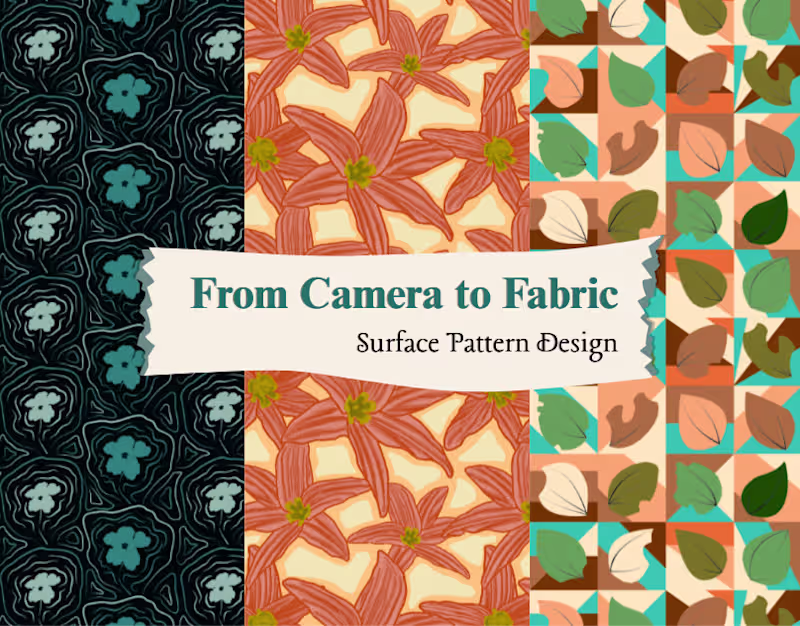 Cover image for From Camera to Fabric : Surface Pattern Design