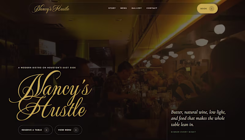 Cover image for Nancy's Hustle is a concept