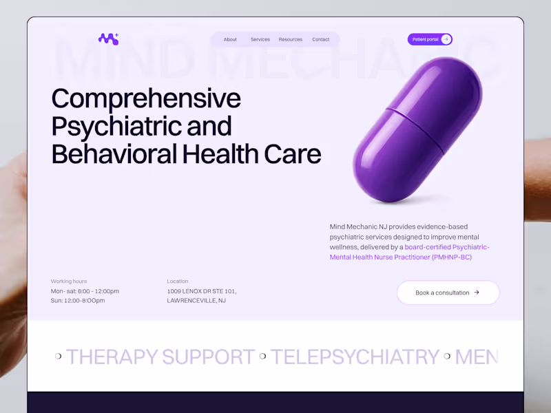 Cover image for Brand Identity & Website Design for Mind Mechanic NJ