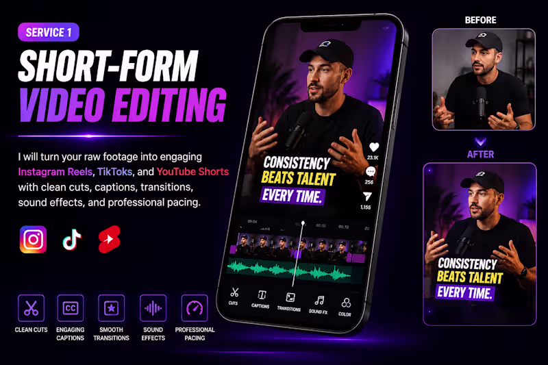 Cover image for Short-Form Video Editing