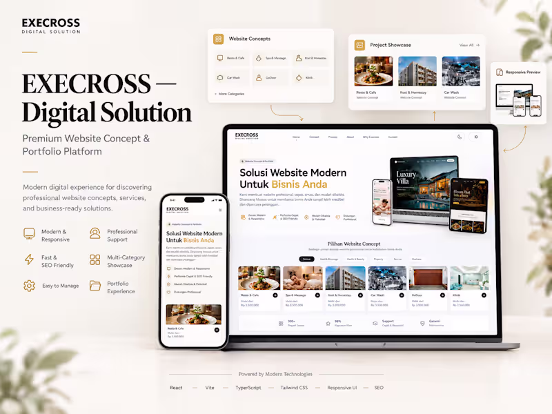 Cover image for Business Website with WhatsApp Booking (React + Vite / Next.js)