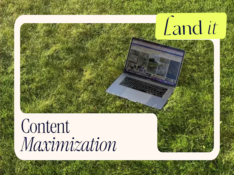 Cover image for Content Maximization | Turn Long-Form Content Into a Full Asset