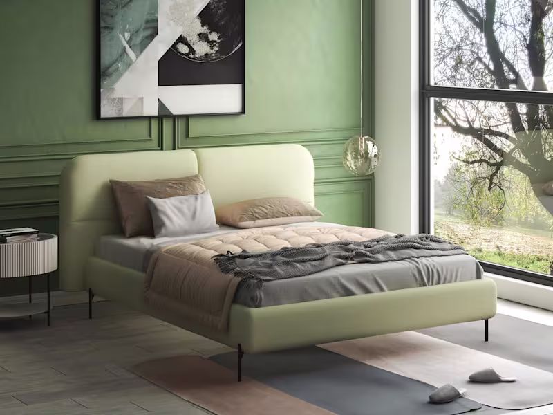 Cover image for 3d modeling and 3d visualization bed in the interior