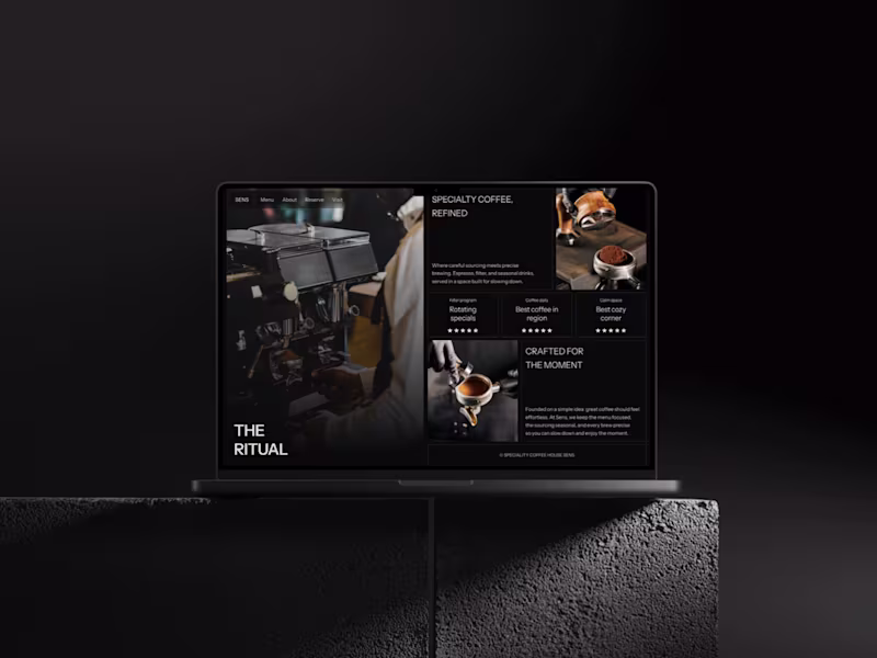 Cover image for My new Framer template Sens