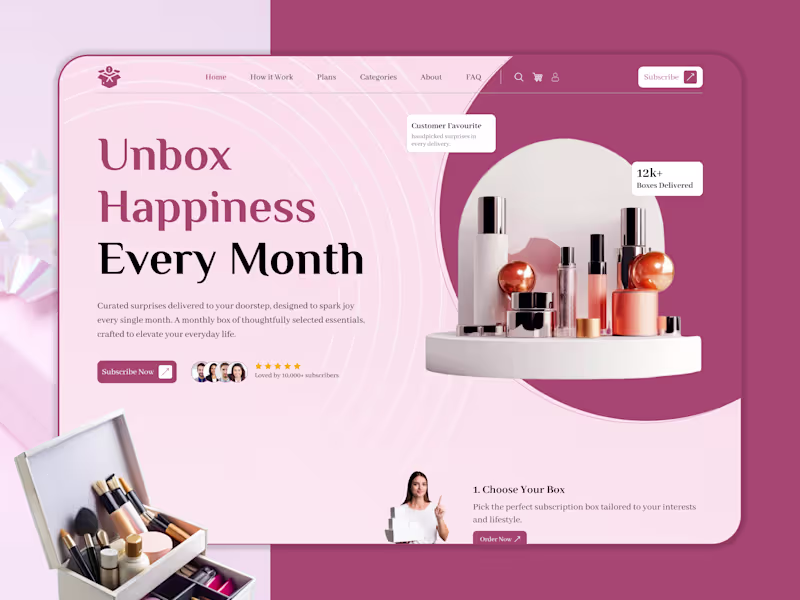 Cover image for 💄📦 Beauty Delivered Monthly – Subscription