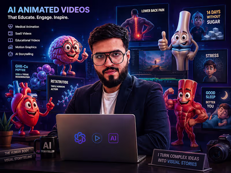 Cover image for AI Educational Videos | Pixar-Style 3D Animation for Healthcare
