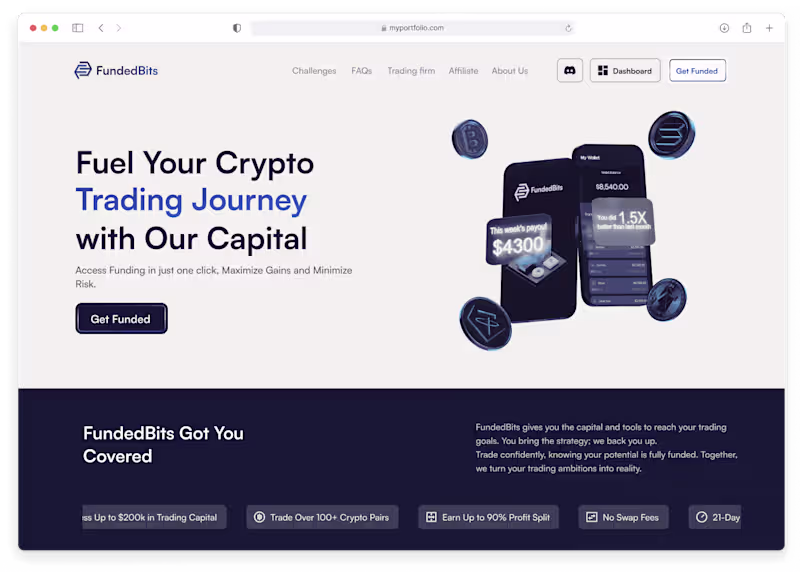 Cover image for Designing a Website for a Next-Gen Prop Trading Firm 💻🚀