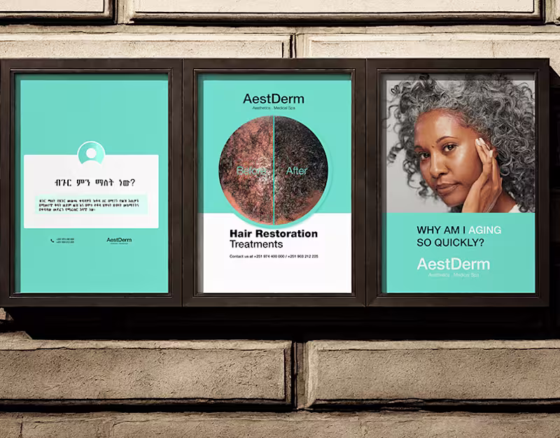 Cover image for Rebranding - AestDerm Aesthetics and Medical Spa