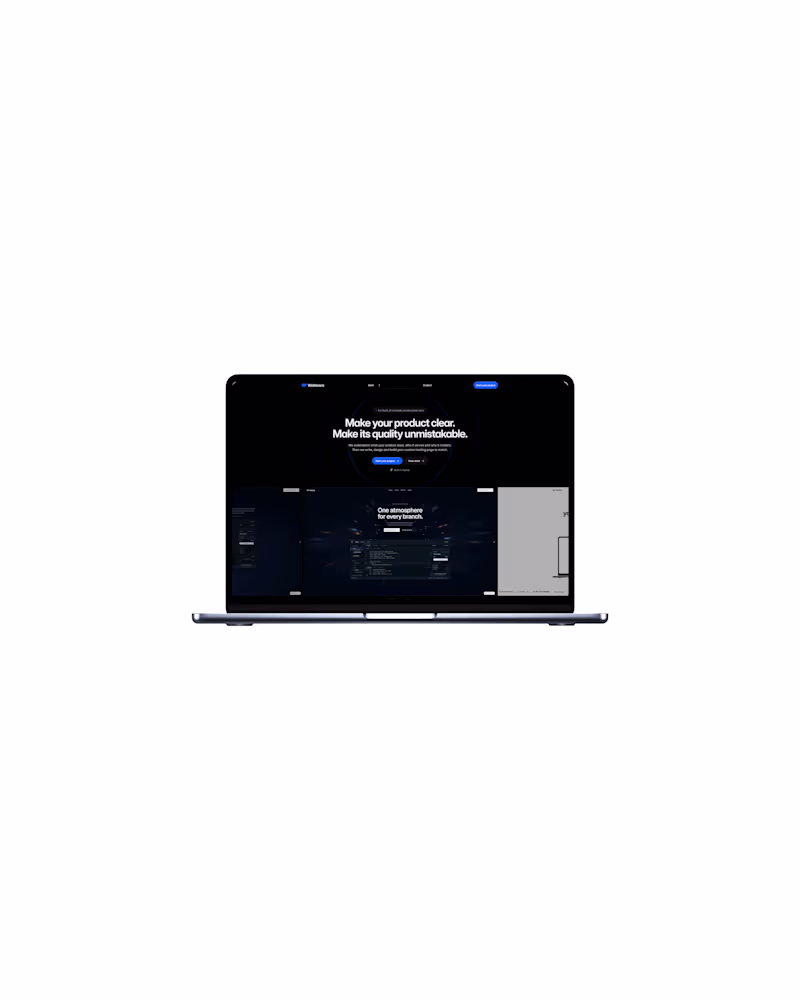 Cover image for Webtesra Studio Website: Strategy, Design and Framer Build