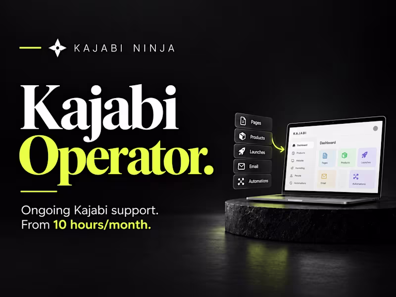 Cover image for Kajabi Operator 