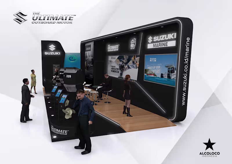 Cover image for Suzuki Marine Exhibition Booth –