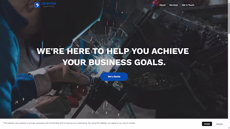 Cover image for Dhivin Engineering Website Development