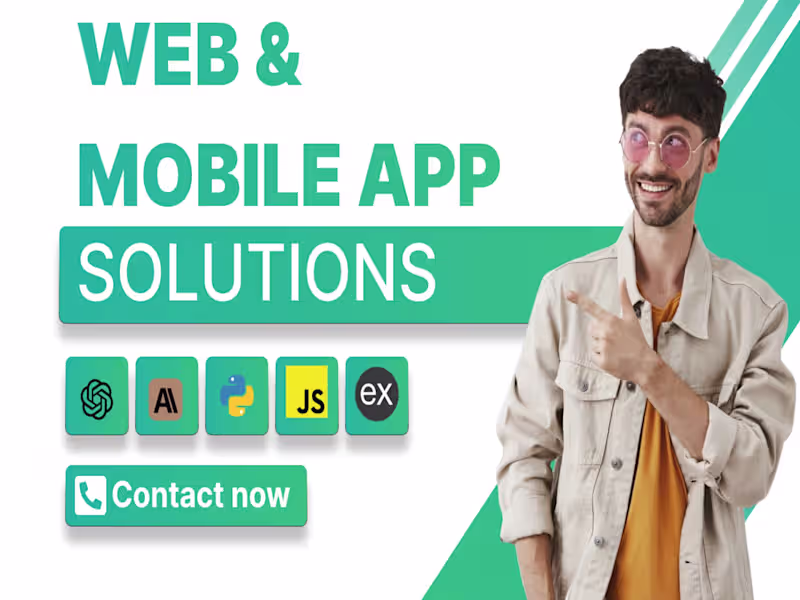 Cover image for Expert Web & Mobile App Development with React Native.