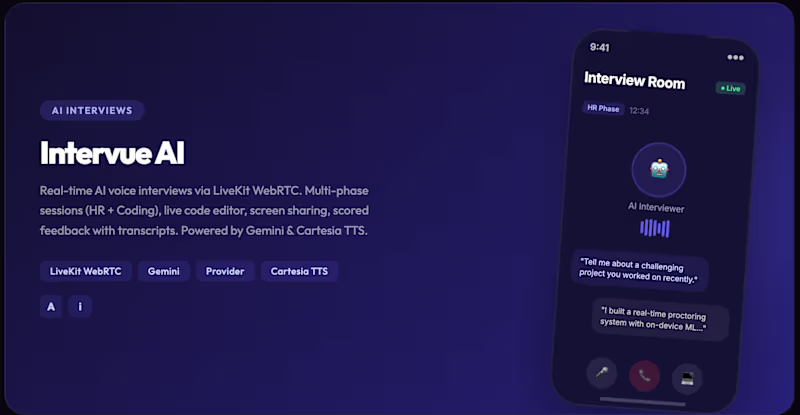 Cover image for An AI-powered interview platform that