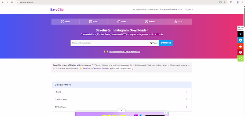 Cover image for Instagram video downloader