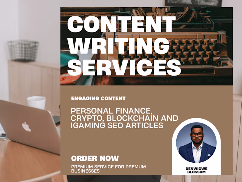 Cover image for Personal Finance and Technical Writer