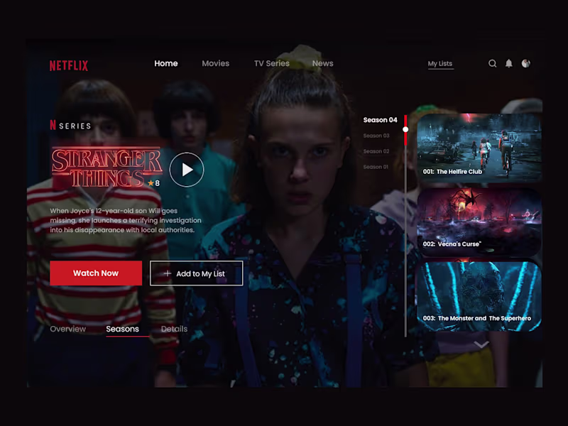 Cover image for Netflix Reimagined: A Seamless UX for Story-Driven Streaming