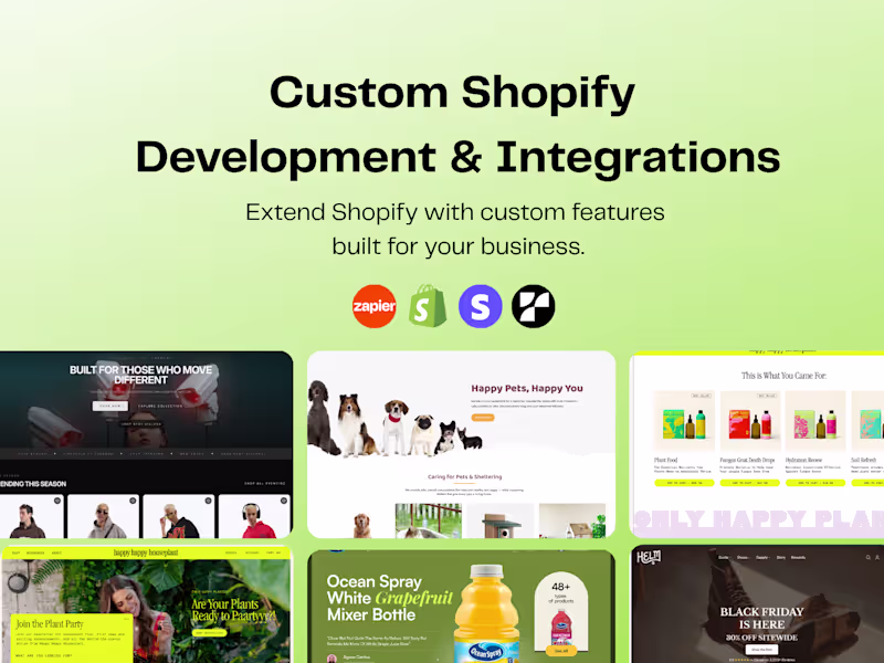Cover image for Custom Shopify Development & Integrations