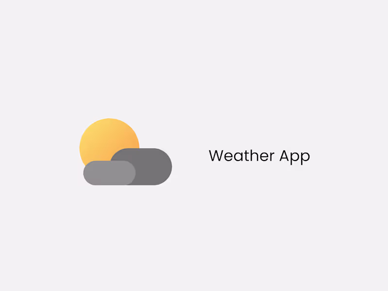 Cover image for Weather App