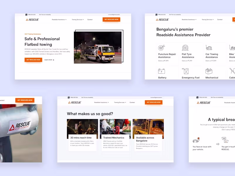 Cover image for Rescue — Web Design &