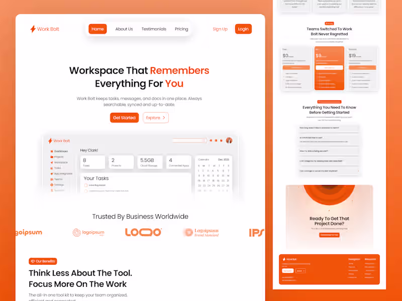 Cover image for Create a High-Converting Minimal SaaS Landing Page