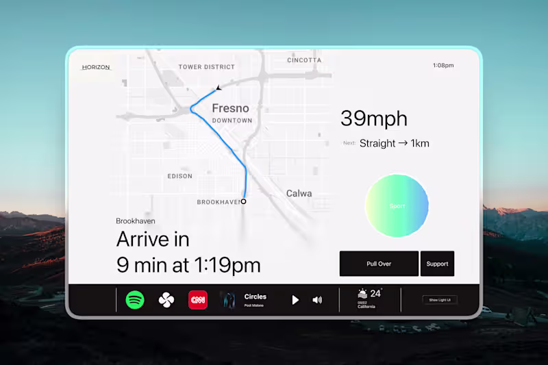 Cover image for Horizon : A Passenger-First Interface