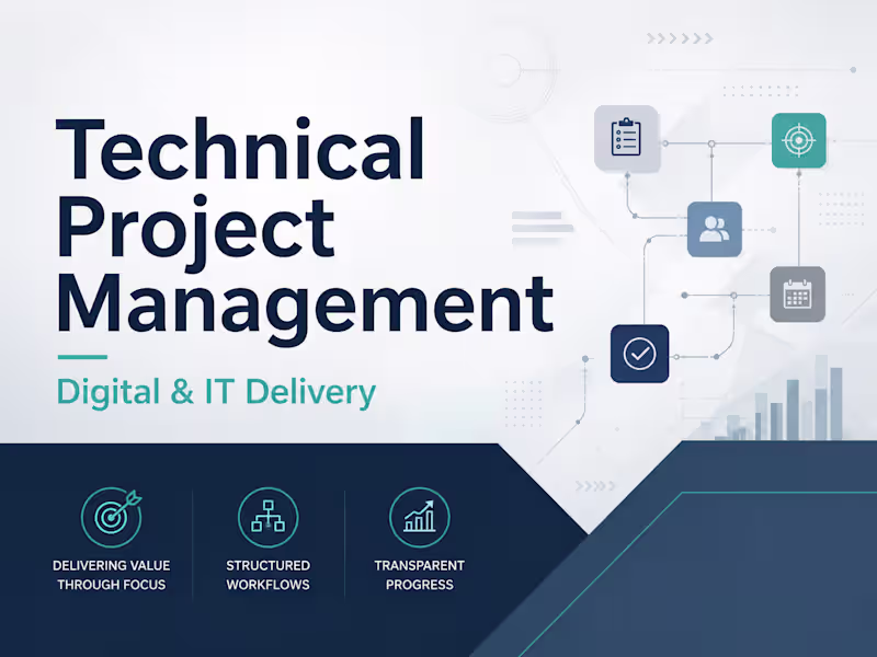 Cover image for Technical Project Management for Digital & IT Delivery