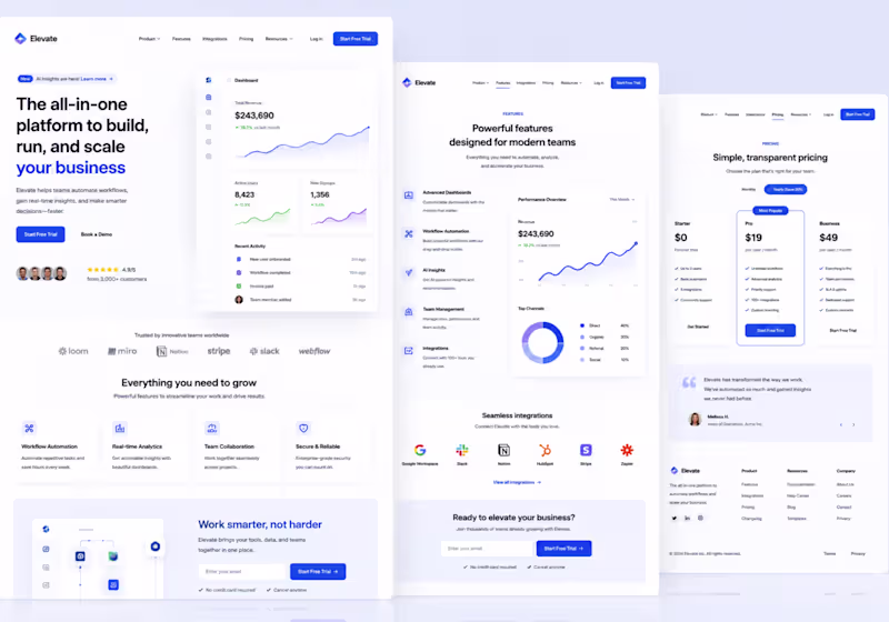 Cover image for Saas Website | Framer Startup Website | Framer Website Redesign 