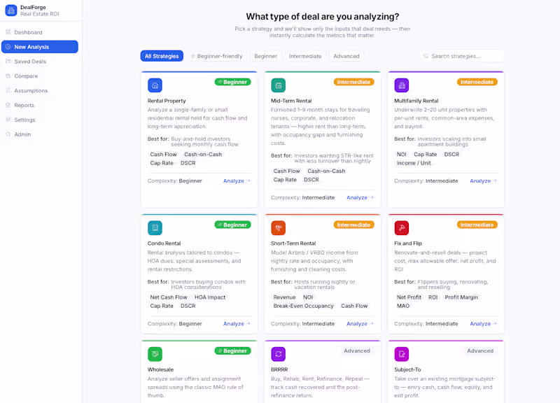 Cover image for DealForge is a strategy-based real