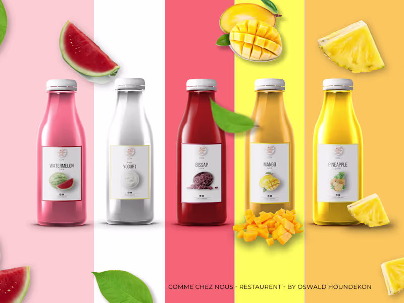 Cover image for Fruit drink packaging