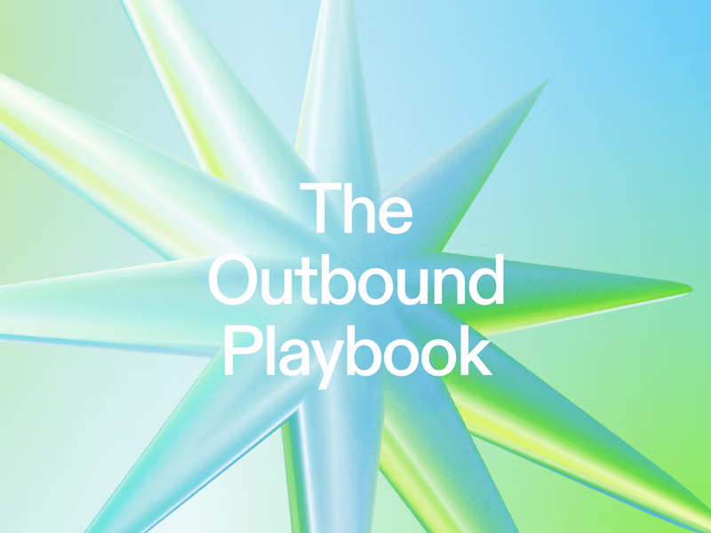 Cover image for The Outbound Playbook (30-Day Project)
