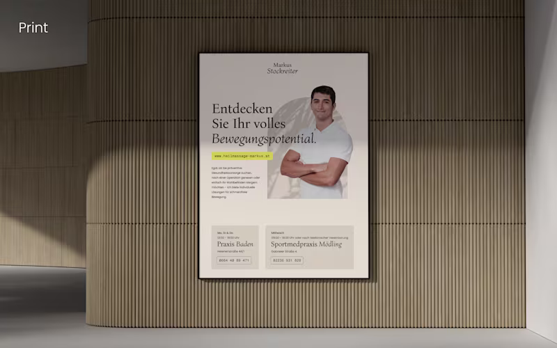 Cover image for Markus Stockreiter - Branding, Webdesign, Framer  Development