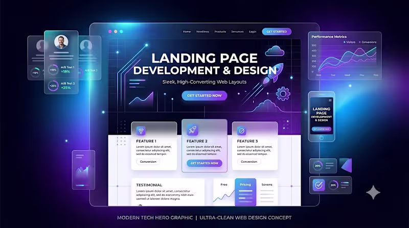 Cover image for Landing Page Design & Development
