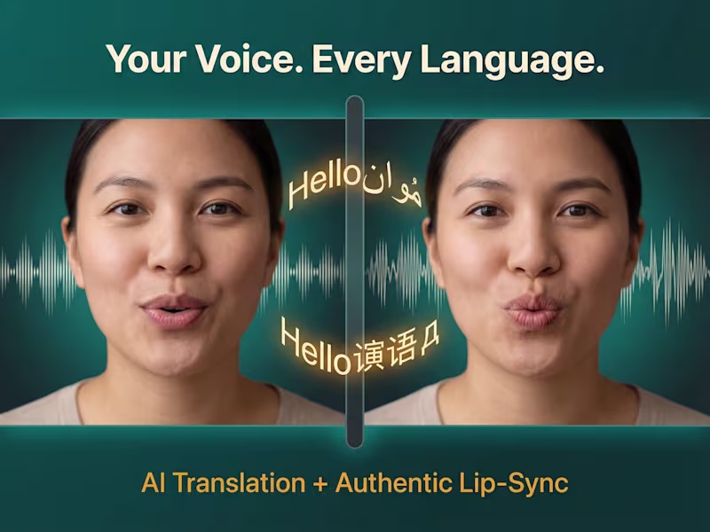 Cover image for AI Video Translation: Voice Cloning Across Languages