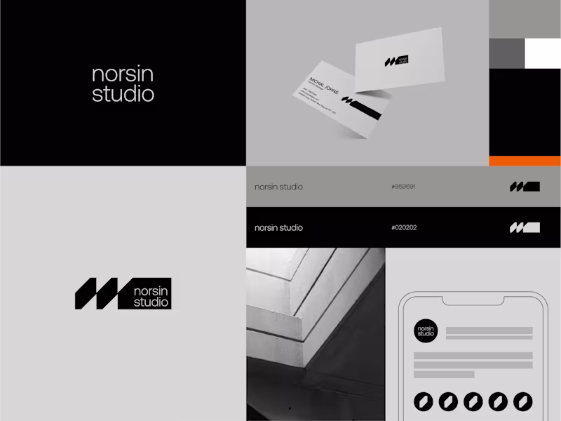 Cover image for Norsin Studio Brand Identity Design