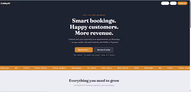Cover image for AI Appointment Scheduling & Booking System
