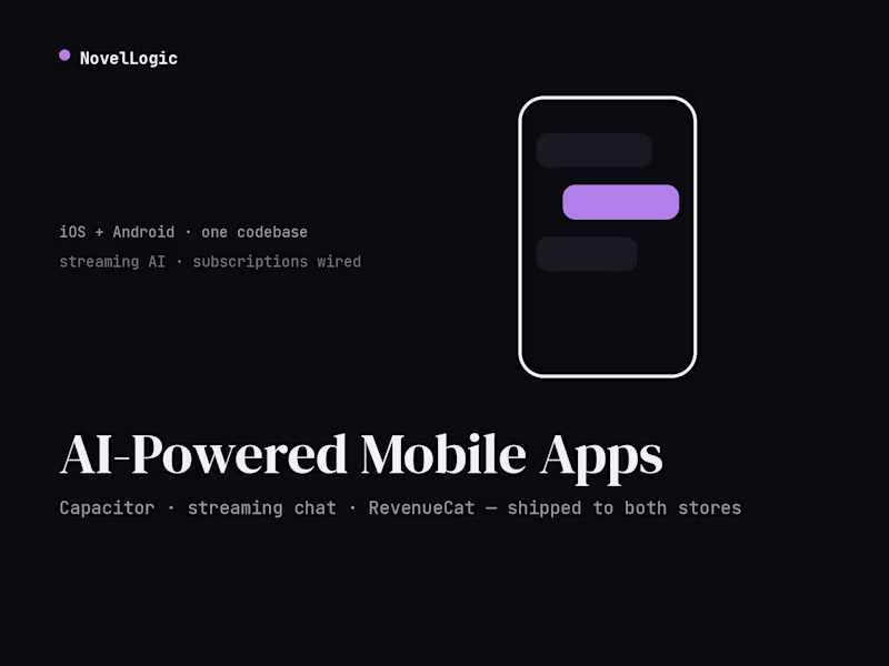 Cover image for AI-Powered Mobile Apps