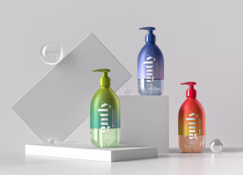 Cover image for GNTLY - Hand wash gel packaging :: Behance